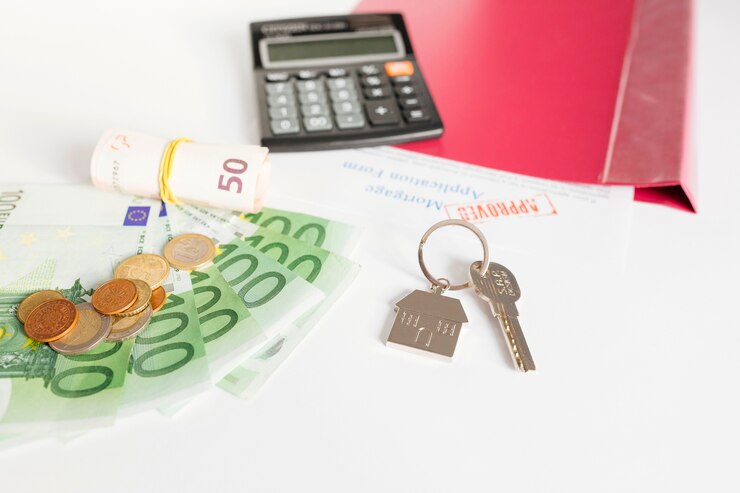 key-cash-office-table_23-2147737971